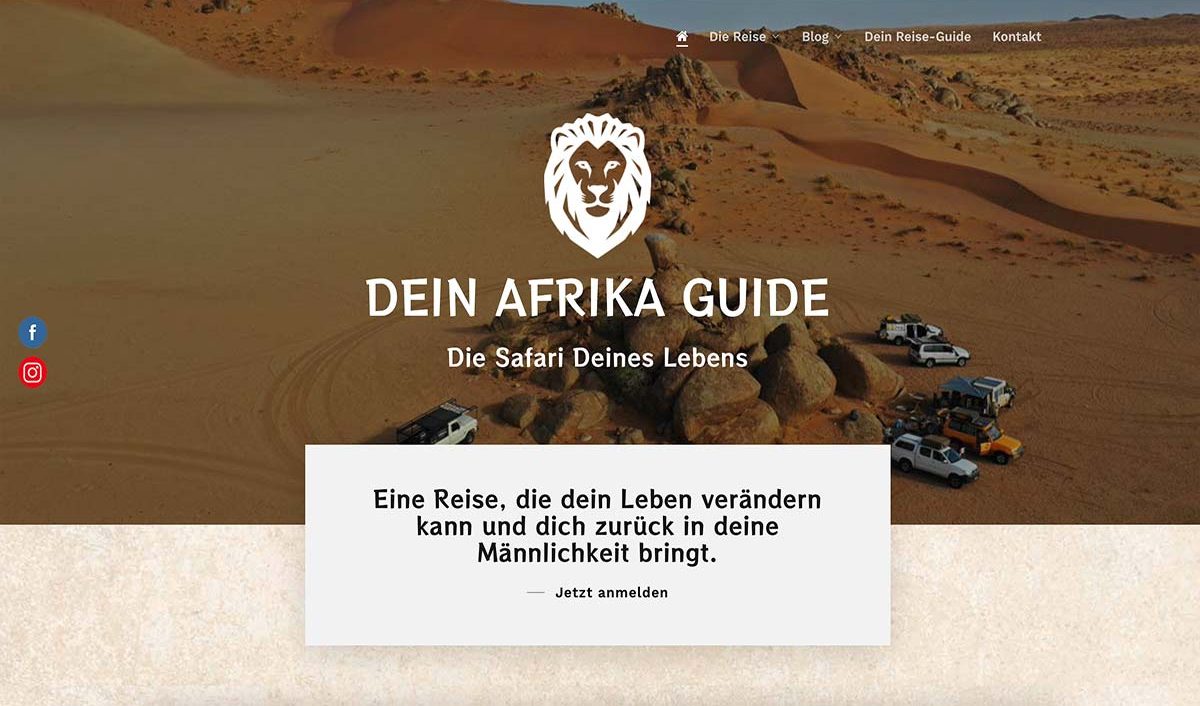 Webdesign Dein Afrika Guide